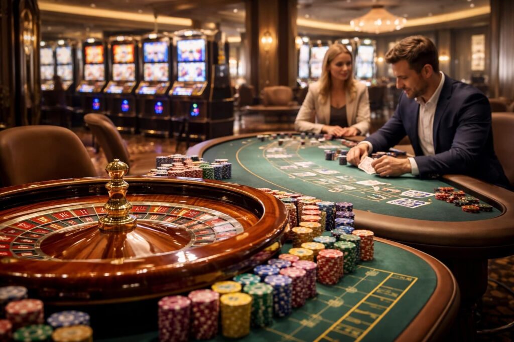 découvrez les jeux les plus populaires à jouer dans un casino en ligne, des machines à sous aux jeux de table, pour une expérience de jeu excitante et immersive.
